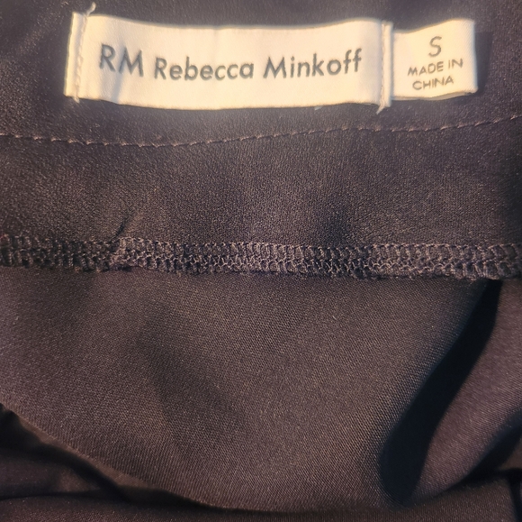 Rebecca Minkoff Black Lace Trim Midi Slip Dress Size M & S NWOT - Picture 16 of 16